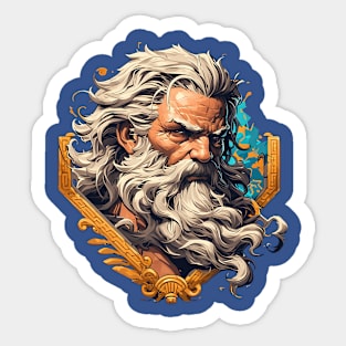 zeus Sticker